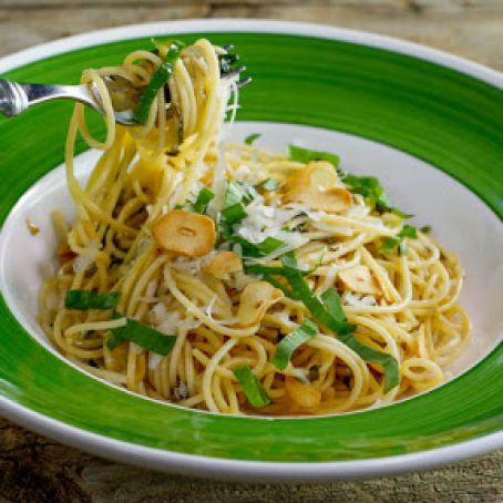 Garlic and Lemon Spaghetti
