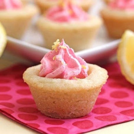 Strawberry-Lemon Cookie Cups