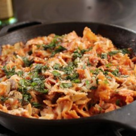 Skillet Chicken Lasagna