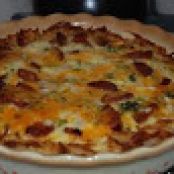 Sweet Italian Sausage Quiche with Hash Brown Potato Crust