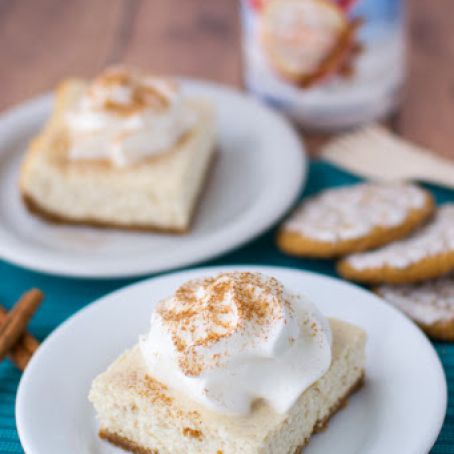 Cinnamon Spice Cheesecake Bars