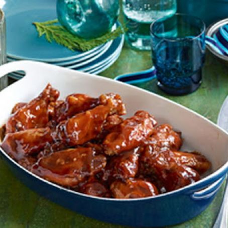 Saucy Slow-Cooker Wings