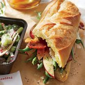 Roasted Green Bean, Apple, and Bacon Sandwiches