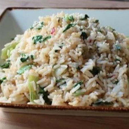 Bok Choy Steamed Rice