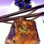 Asian: Stuffed Eggplant