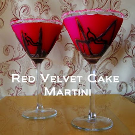 Red Velvet Cake Martini