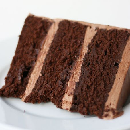 QUINTESSENTIAL CHOCOLATE CAKE WITH WHIPPED CHOCOLATE FROSTING