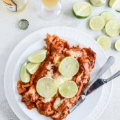 Chicken Enchiladas - Beer Braised w/ Lime
