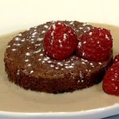 Chew:  Scott Uehlein's Warm Chocolate Cakes with Coffee Creme Anglaise