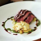 Balsamic Hanger Steaks/ Williams Sonoma