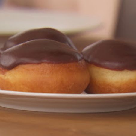 Boston Cream Pie Doughnuts
