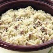 Sides (Slow Cooker Garlic Smashed Potatoes)