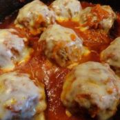 Meatballs in Sauce au Gratin