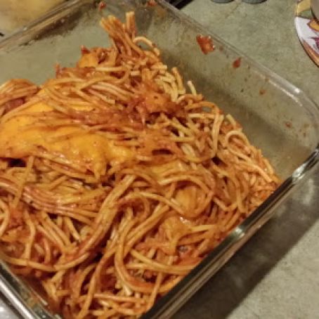 One Dish Spaghetti
