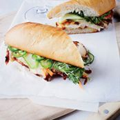 Five-Spice Chicken Banh Mi Sandwiches
