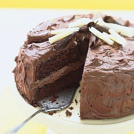 Sour Cream Chocolate Layer Cake