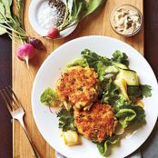 Crab Cakes with Spicy Remoulade (Cooking Light 2012)