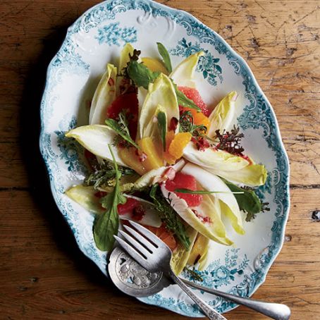 Endive and Citrus Salad with Bacon Vinaigrette