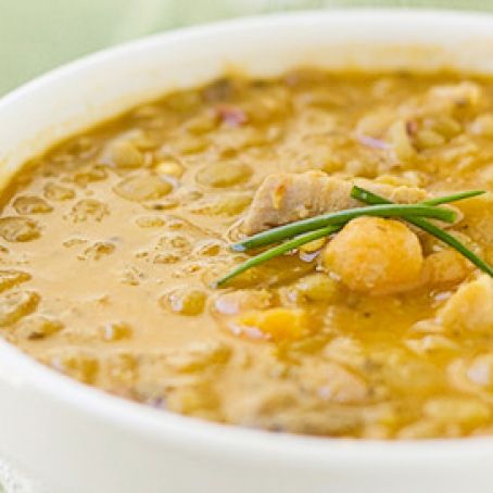 Pork and Lentil Soup