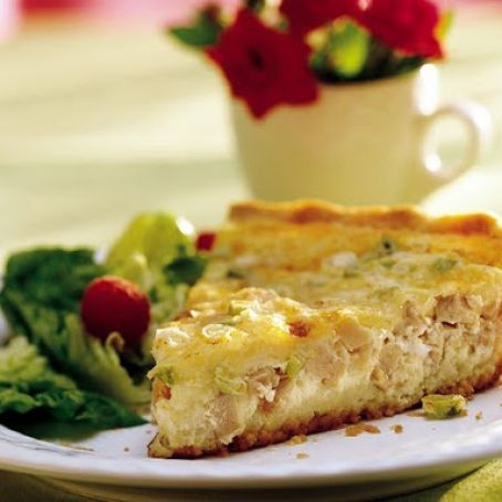Quiche - Canadian Bacon and Swiss or Cheddar