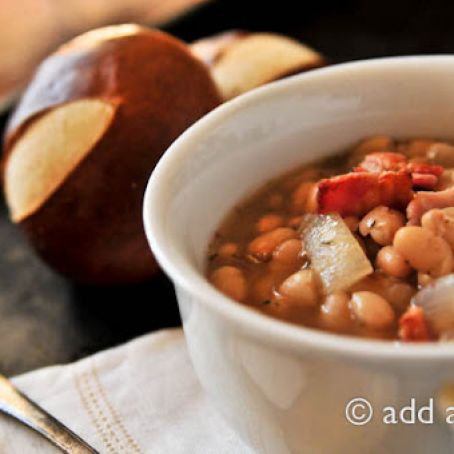 WHITE BEAN SOUP WITH BACON RECIPE