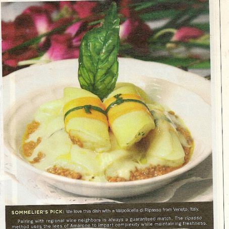 Gran Padano stuffed Pennoni w Lamb Ragu &Grana Padana Fondue