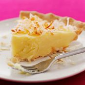 Old School Coconut Custard Pie