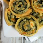 Cheesy Spinach Pinwheels