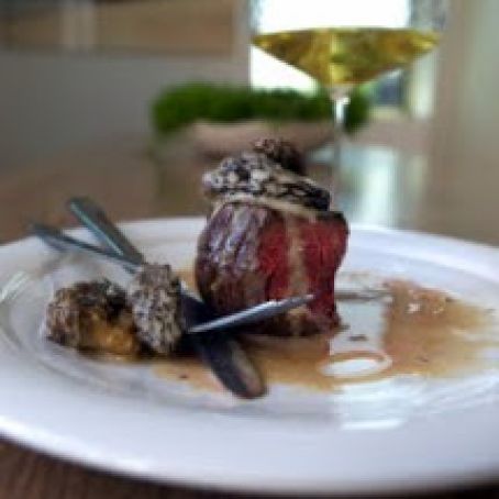 Sautéed Filet Mignon with Morel Cream Sauce