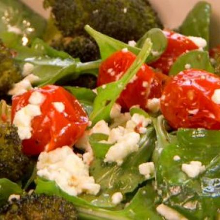 Roasted Broccoli and Feta Salad