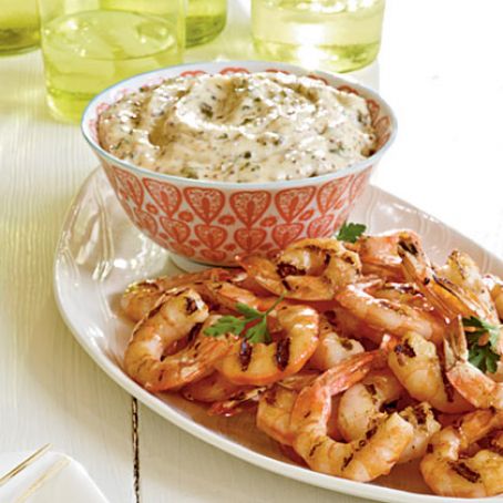 Grilled Shrimp with Rémoulade