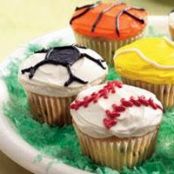 Ball Game Cupcakes