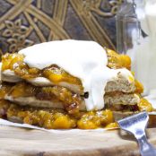 Proatcake with Mango Jam and Cashew Coconut Cream