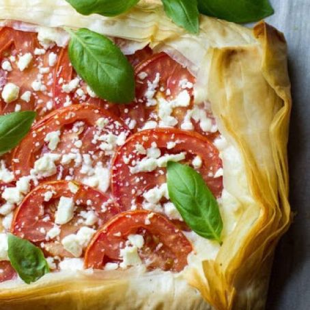 Mozzarella Tomato Tart