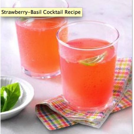 Strawberry-Basil Cocktail Recipe