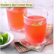 Strawberry-Basil Cocktail Recipe