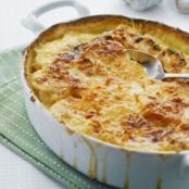 Savoury Garlic Scalloped Potatoes