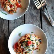 Creamy Caprese Quinoa Bake