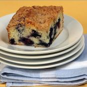 Blueberry Cake with streusel topping