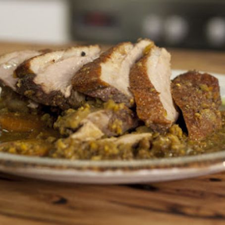 Iranian Duck with Walnut and Pomegranate Sauce