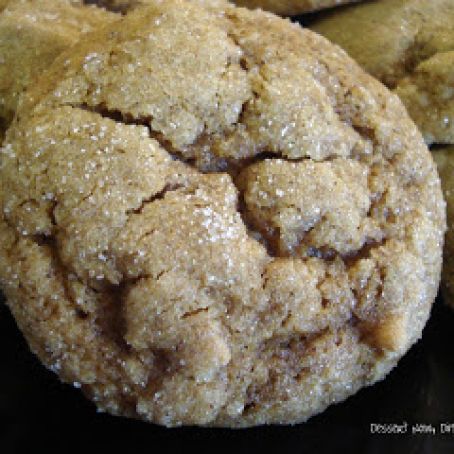 Pumpkin Gingersnap Cookies