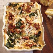 Turkey Sausage & Spinach Lasagna