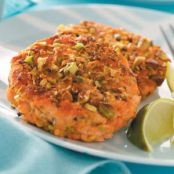 Pistachio-Crusted Salmon Cakes