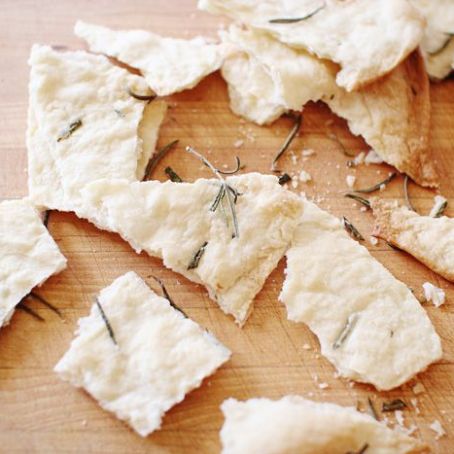 Homemade Rosemary Crackers