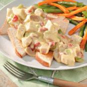 Chicken a la King on Toast