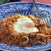 SWEET POTATO HASH w/BLACK FOREST HAM