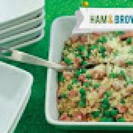 Ham and Brown Rice Casserole