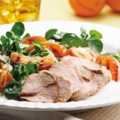 Grilled Pork Tenderloin & Apricot Salad
