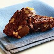 Double dark chocolate & ginger biscotti