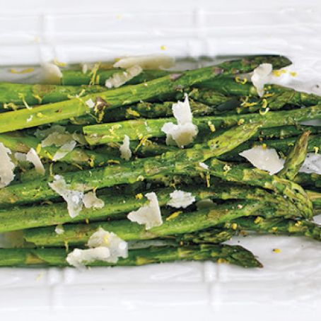 Lemon Roasted Asparagus Gratin